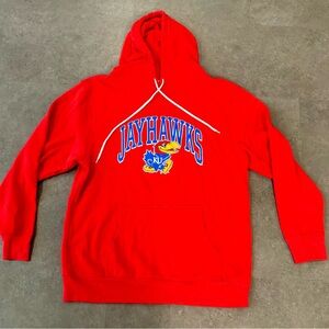 University of Kansas Red Jayhawks Hoodie Size XXL